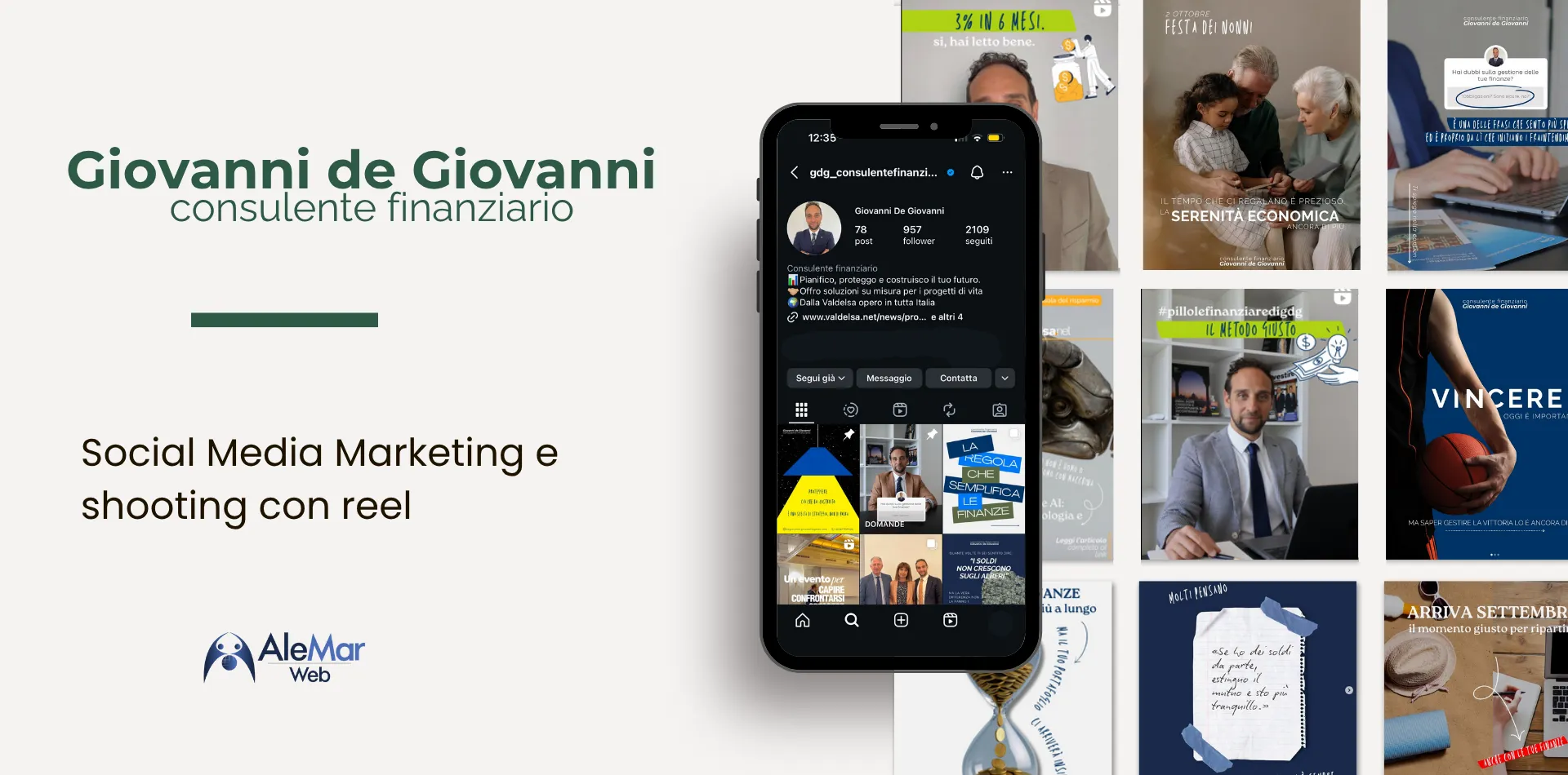 Gestione social per consulente finanziario