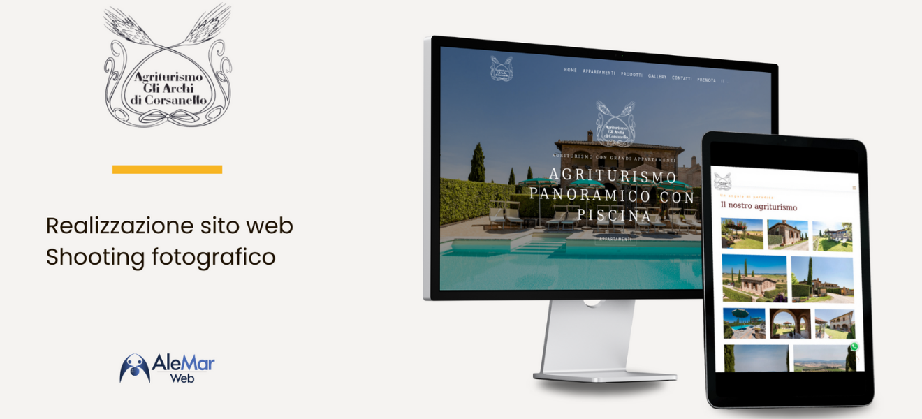 Gli Archi di Corsanello: nuovo sito con focus su paesaggio e ospitalità