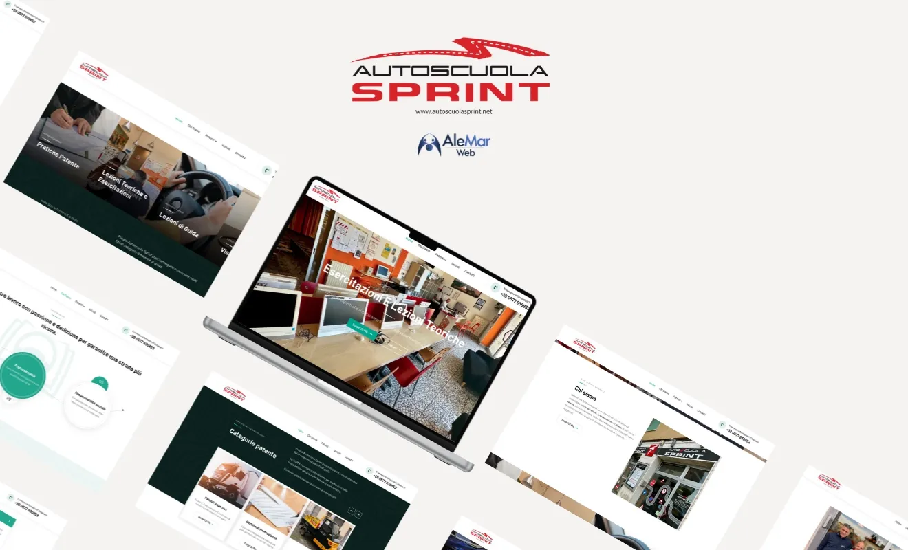 Contenuti social e shooting fotografico per Autoscuola Sprint