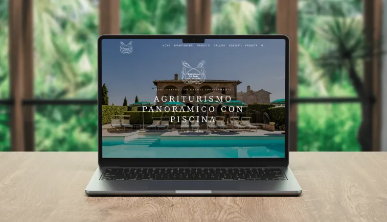 Sito web ottimizzato per agriturismo a Siena